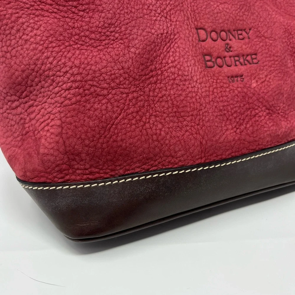 Dooney & Bourke Vintage Rose Nubuck Leather Shoulder Bag